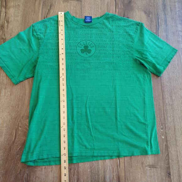 VTG NBA Boston Celtics Adult XXL Shirt Logo Clover Massachusetts Tatum UNK - Picture 5 of 8